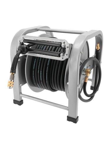 AIRPRESS ENRROLLADOR MANGUERA AIRE DE SUELO �10x16mm. 30 mt. AUTOENROLLABLE