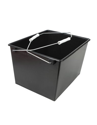 RATIO CUBETA PLASTICO NEGRO 16 lt.