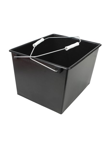 RATIO CUBETA PLASTICO NEGRO 16 lt.