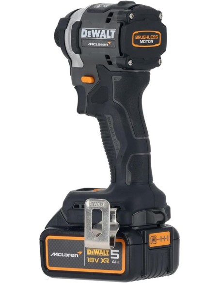 DEWALT McLAREN ATORNILLADOR IMPACTO BATERIA XR 18V. 1/4" DCF86MP2T-QW