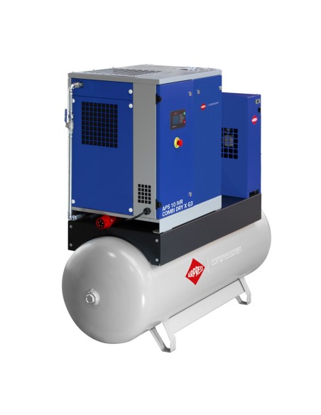 AIRPRESS Compresor de Tornillo APS 10 IVR Combi Dry X G3 10 bar 10 CV / 7,5 kW 500 Lts.