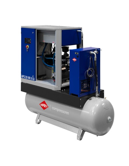 AIRPRESS Compresor de Tornillo APS 20 IVR Combi Dry X G3 10 bar 20 CV / 15 kW 500 Lts.