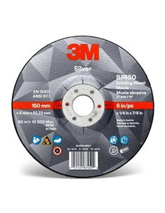 3M DISCO DESBASTE SILVER 115x7x22,23mm
