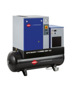 AIRPRESS Compresor de Tornillo APS 7,5 Basic G2 Combi Dry...