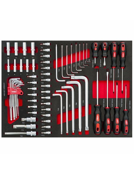 AIRPRESS CARRO DE HERRAMIENTAS 447 HERRAMIENTAS 16 CAJONES