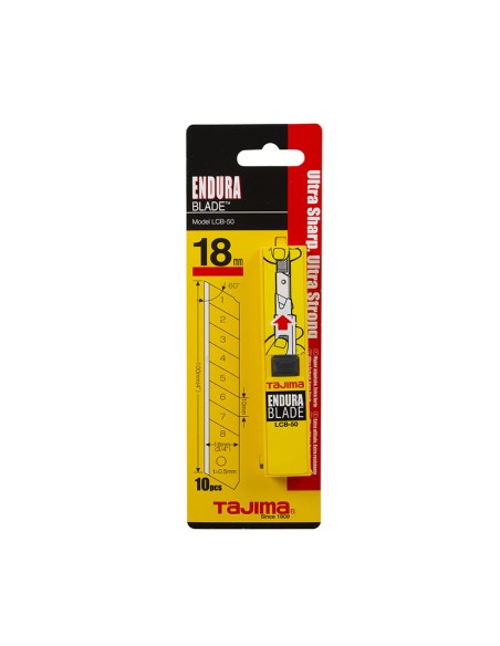 TAJIMA CUCHILLA RECAMBIO 18 mm. LCB-50 (10 pza)
