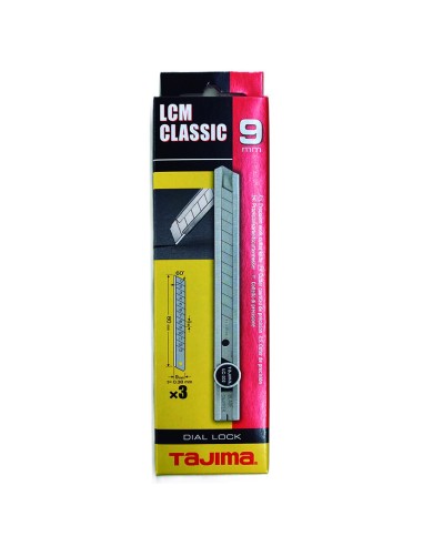 TAJIMA CORTADOR CUTER LC-302 INOX. 9mm