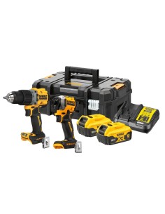 DEWALT KIT TALADRO DCD805 + IMPACTO DCF850 XR 18V...