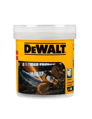DEWALT DISCO CORTE INOX. 115x1x22,23mm. CUBO...