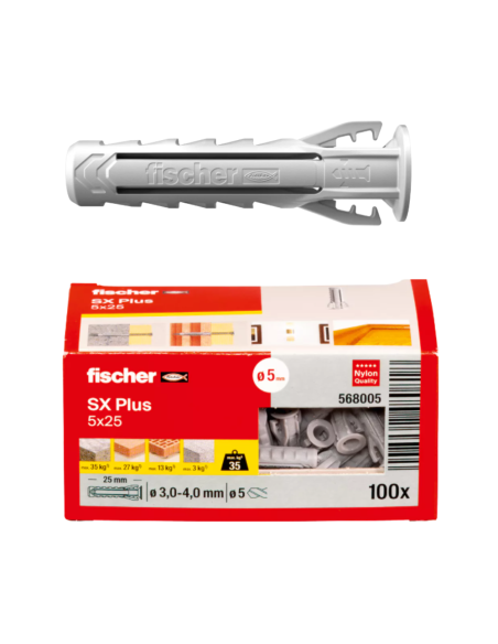 FISCHER TACO SX 5x25mm. (100)