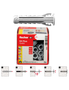 FISCHER TACO SX PLUS 12x60mm. (100)