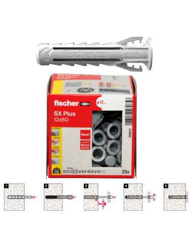 FISCHER TACO SX PLUS 12x60mm. (100)