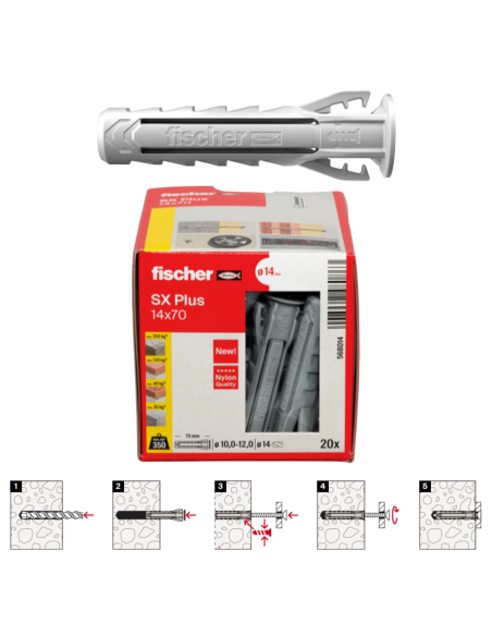 FISCHER TACO SX 14x70mm. (100)
