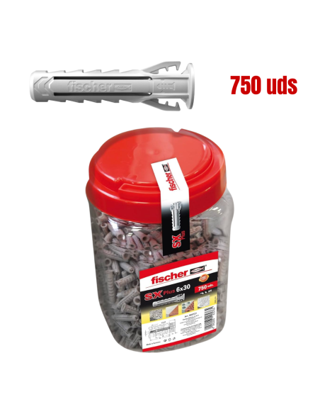 FISCHER TACO SX PLUS 6x30mm. BOX 750 PZ.