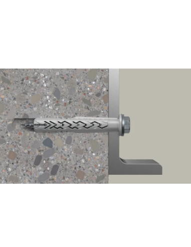 FISCHER TORNILLO SXRL FUS C/TACO NYLON 10x100mm.