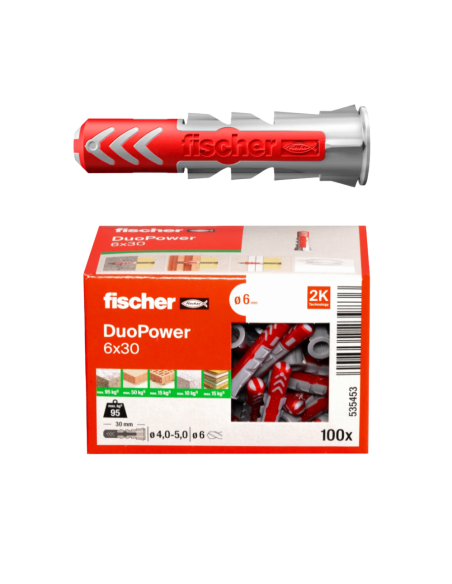 FISCHER TACO DUOPOWER 6x30mm. (100)