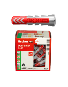 FISCHER TACO DUOPOWER 8x40mm. (100)