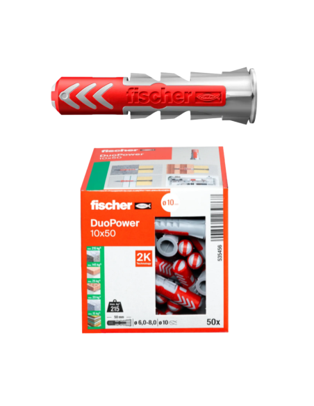 FISCHER TACO DUOPOWER 10x50mm (100)