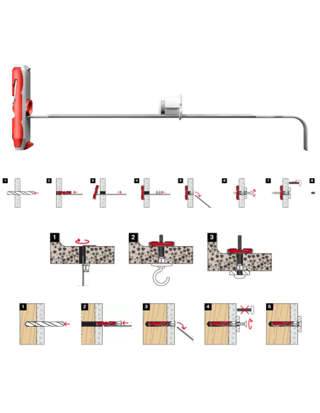 FISCHER TACO PLADUR DUOTEC-10 10mm.