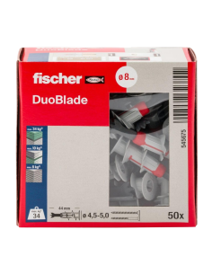 FISCHER TACO PLADUR DUOBLADE CAJA 40 PZ. 2