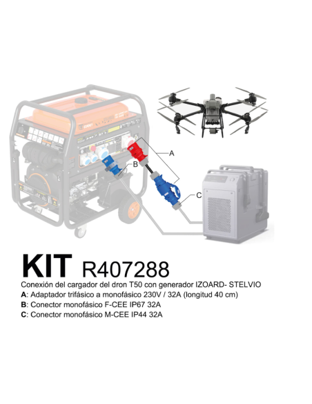 KIT GENERGY ADAPTADOR PARA DRONES DJI