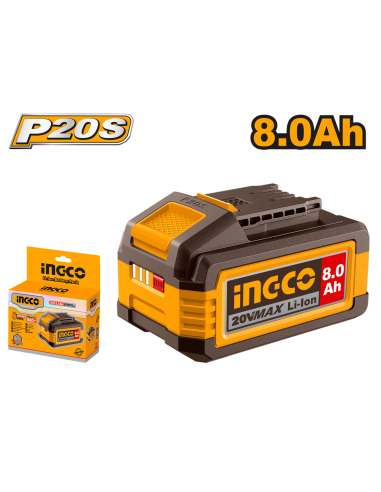 INGCO BATERIA LI-ON 8Ah. 20V