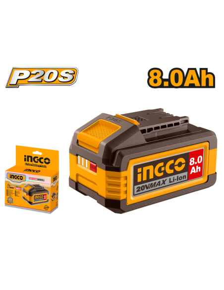 INGCO BATERIA LI-ON 8Ah. 20V