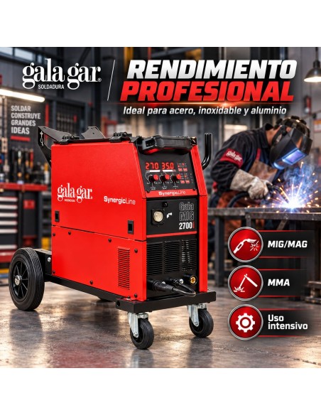 GALA GAR SOLDADORA HILO GALA MIG 2700i 380V. SynergicLine