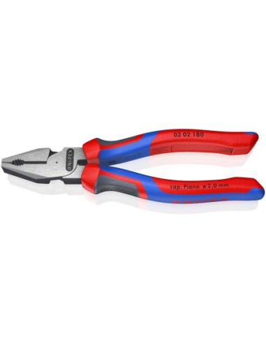 KNIPEX ALICATE UNIVERSAL 0202 180MM. CON BISEL