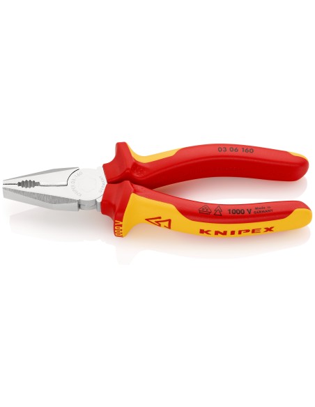 KNIPEX ALICATE UNIVERSAL 160MM. 1000V. 03 06 160