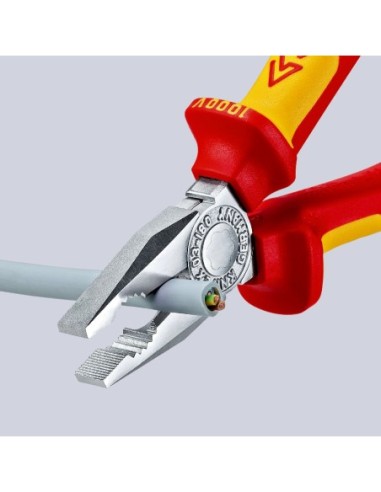 KNIPEX ALICATE UNIVERSAL 180MM. 1000V. 03 06 180