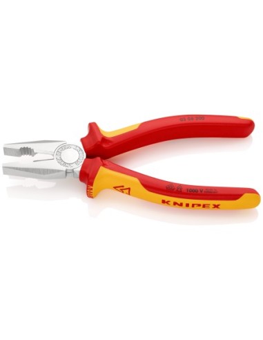 KNIPEX ALICATE UNIVERSAL 200MM. 1000V. 02 06 200