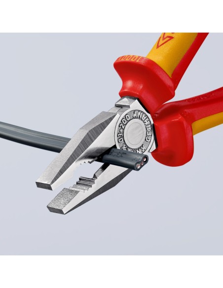 KNIPEX ALICATE UNIVERSAL 200MM. 1000V. 02 06 200