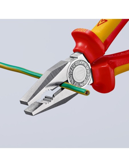 KNIPEX ALICATE UNIVERSAL 200MM. 1000V. 02 06 200