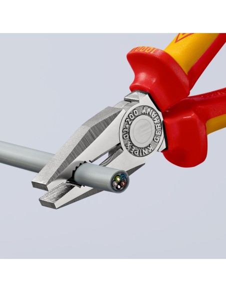 KNIPEX ALICATE UNIVERSAL 200MM. 1000V. 02 06 200