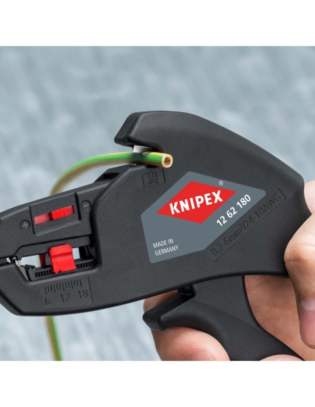 KNIPEX COMSTRIP PELACABLE AUTOAJUSTABLE 180MM. 0.2 – 6.0MM. 12 62 180