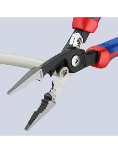 KNIPEX ALICATE PARA INSTALACION ELECTRICA BOCA PLANA 200M. 13 92 200