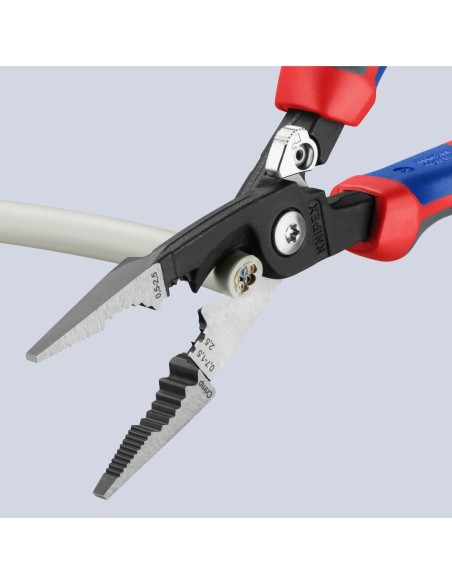 KNIPEX ALICATE PARA INSTALACION ELECTRICA BOCA PLANA 200M. 13 92 200