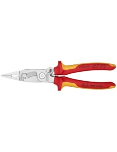KNIPEX ALICATE PARA INSTALACION ELECTRICA BOCA PLANA 1000V. VDE 200M. 13 96 200