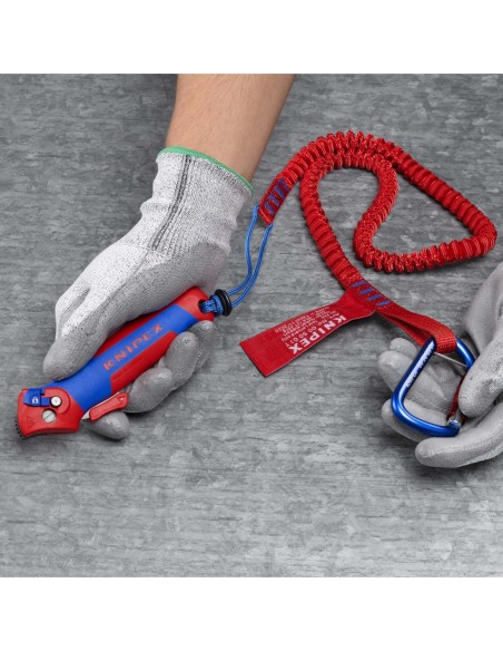 KNIPEX CUCHILLO PELACABLES CON CARRACA 146MM. 1650145SB