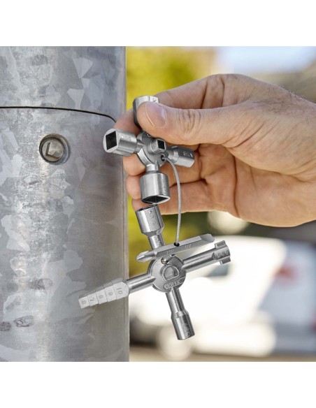 KNIPEX TWINKEY LLAVE PARA ARMARIO DE CONTROL 92MM.