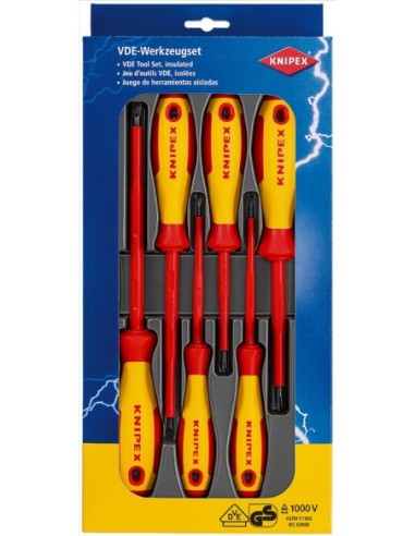 KNIPEX JUEGO DESTORNILLADORES 6 PZ. 00 20 12 V01