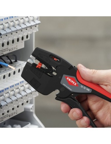 KNIPEX NEXSTRIP HERRAMIENTA MULTIFUNCIONAL ELECTRICISTA 190MM. 12 72 190 SB