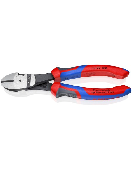 KNIPEX ALICATE CORTE DIAGONAL FUERZA 7402 180MM.