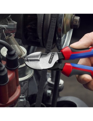 KNIPEX ALICATE CORTE DIAGONAL FUERZA 7402 200MM.
