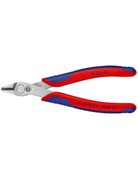 KNIPEX ELECTRONIC SUPER KNIPS XL 140MM. FILO SIN BISEL 78 03 140