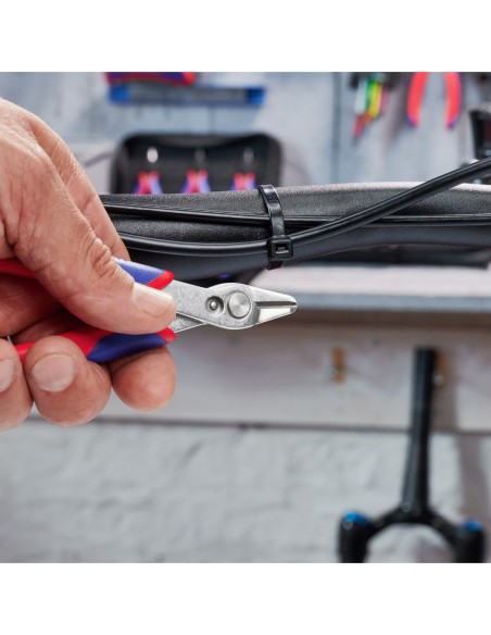 KNIPEX ELECTRONIC SUPER KNIPS XL 140MM. FILO SIN BISEL 78 03 140