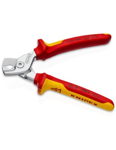 KNIPEX STEPCUT TIJERA CORTACABLE AISLADOS 1000V. VDE 160MM. 95 16 160