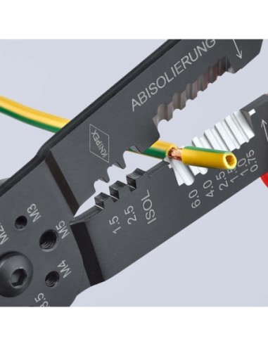 KNIPEX ALICATE ENTALLAR TERMINALES 9722240