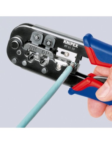 KNIPEX ALICATE CRIMPAR RJ45 190mm.